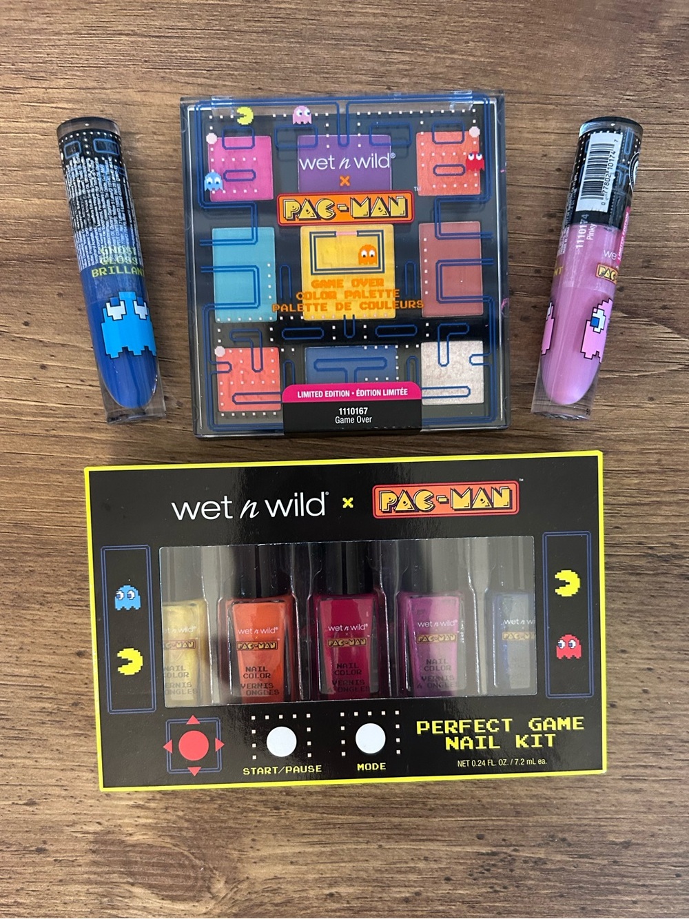 Wet & Wild Limited Edition Pac Man Makeup Lot